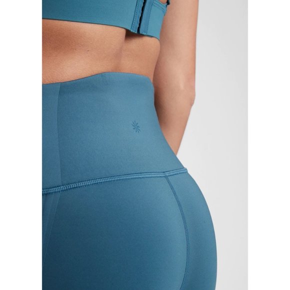 NWT ATHLETA High Gear 7/8 Tight Leggings Sequoia Blue - Picture 3 of 6